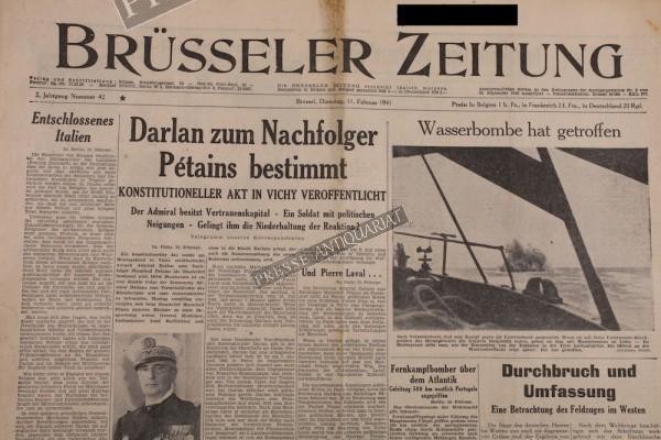 Brüsseler Zeitung, 11.02.1941