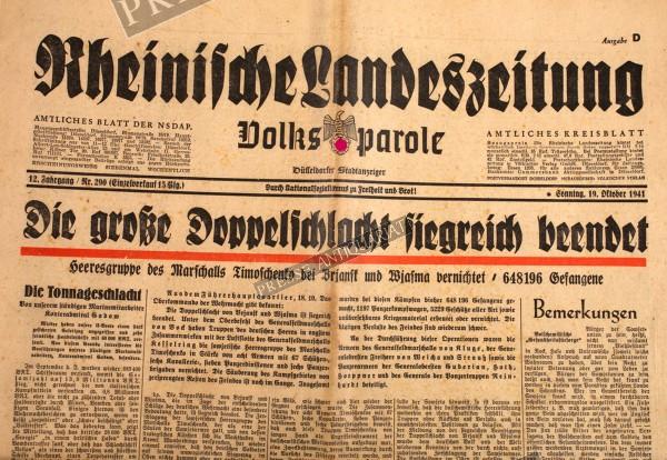 Rheinische Landeszeitung, 19.10.1941