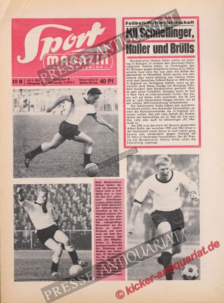 Sportmagazin Nr. 10B, 10.03.1966 bis 16.03.1966