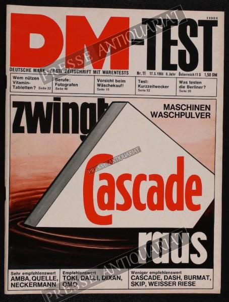 DM Die Deutsche Mark Zeitschrift mit dem Warentest, 17.03.1966 bis 23.03.1966