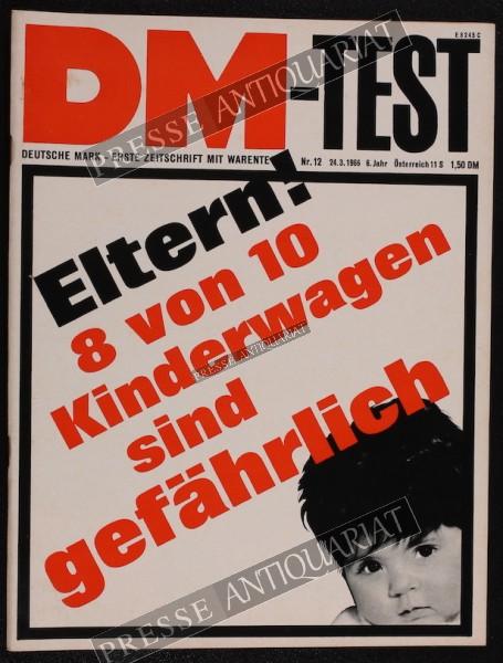 DM Die Deutsche Mark Zeitschrift mit dem Warentest, 24.03.1966 bis 30.03.1966