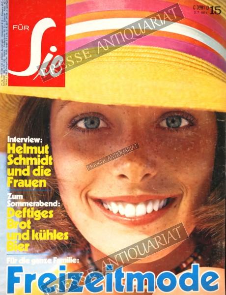 Für Sie, 02.07.1971 bis 15.07.1971