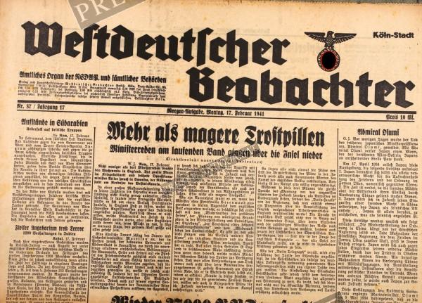 Westdeutscher Beobachter, 17.02.1941