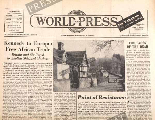 World and Press, 15.05.1961 bis 28.05.1961