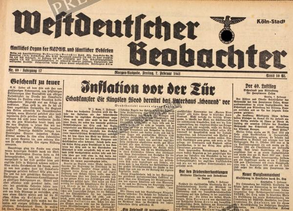 Westdeutscher Beobachter, 07.02.1941