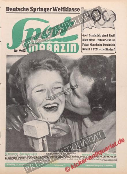 Sportmagazin Nr. 9A, 27.02.1952 bis 04.03.1952