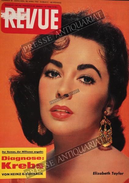 Illustrierte mit Titelbild Elizabeth Taylor