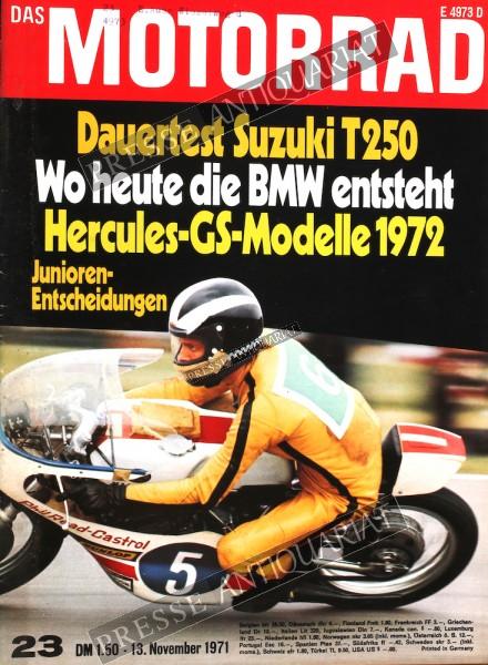 Das Motorrad Magazin, 13.11.1971 bis 26.11.1971