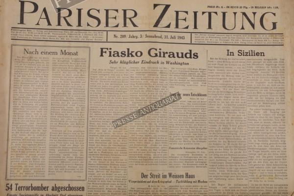 Pariser Zeitung, 31.07.1943