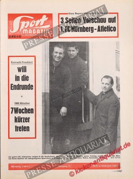 Sportmagazin Nr. 15B, 10.04.1963 bis 16.04.1963