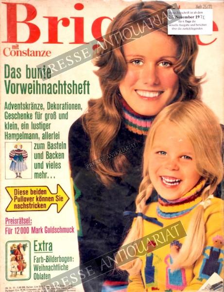 Brigitte Modemagazin, 26.11.1971 bis 09.12.1971