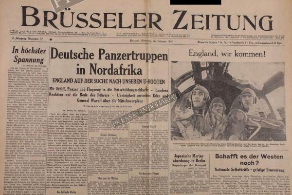 Brüsseler Zeitung, 26.02.1941