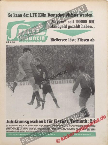 Sportmagazin Nr. 4A, 26.01.1960 bis 01.02.1960