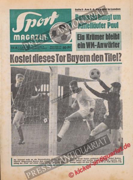 Sportmagazin Nr. 14A, 04.04.1966 bis 10.04.1966