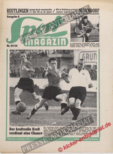 Sportmagazin Nr. 44A, 01.11.1954 bis 07.11.1954