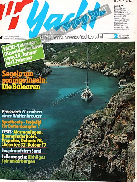 Yacht Zeitschrift, 21.01.1981 bis 20.02.1981